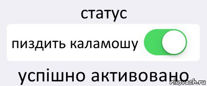 статус пиздить каламошу успішно активовано, Комикс Переключатель