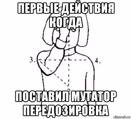 первые действия когда поставил мутатор передозировка, Мем  Перекреститься