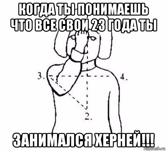 когда ты понимаешь что все свои 23 года ты занимался херней!!!, Мем  Перекреститься