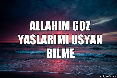 Allahim goz yaslarimi usyan bilme, Комикс Природа