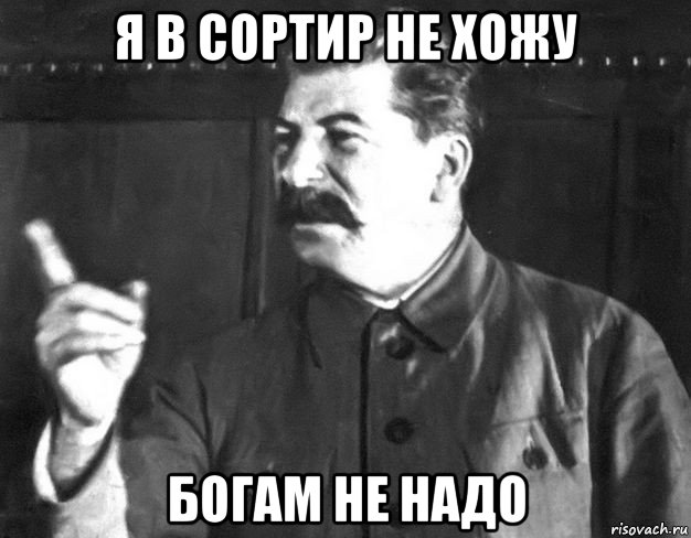 я в сортир не хожу богам не надо, Мем  Сталин пригрозил пальцем