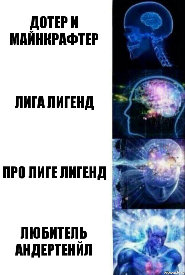 дотер и майнкрафтер лига лигенд про лиге лигенд любитель андертенйл, Комикс  Сверхразум