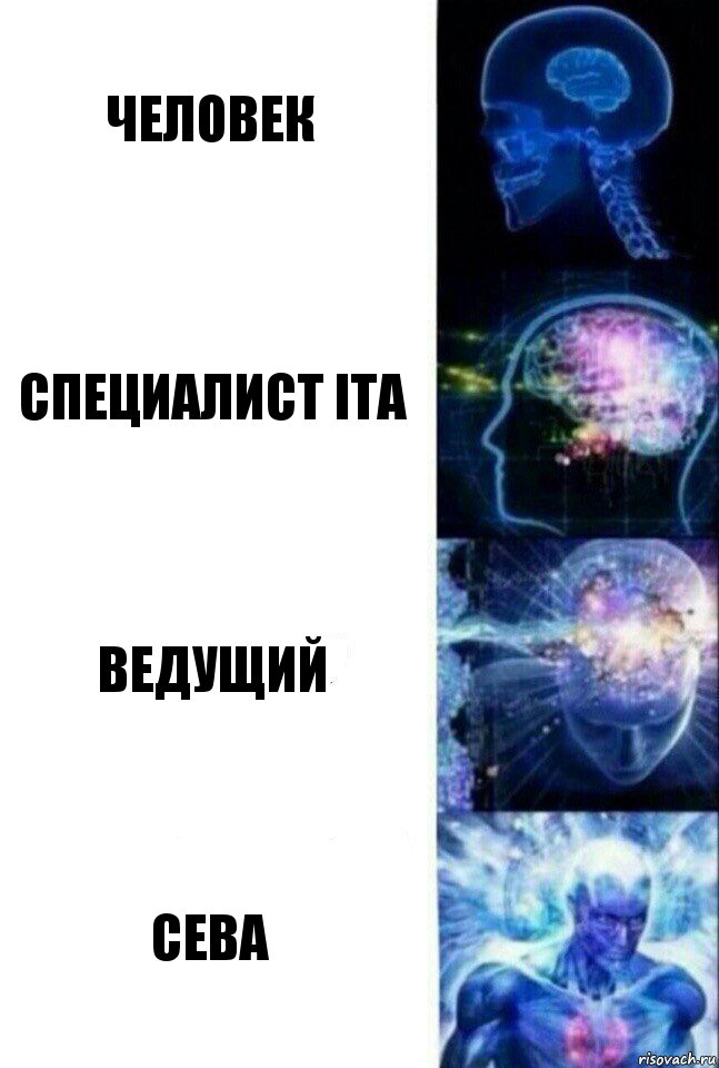 Человек Специалист ITA Ведущий СЕВА, Комикс  Сверхразум