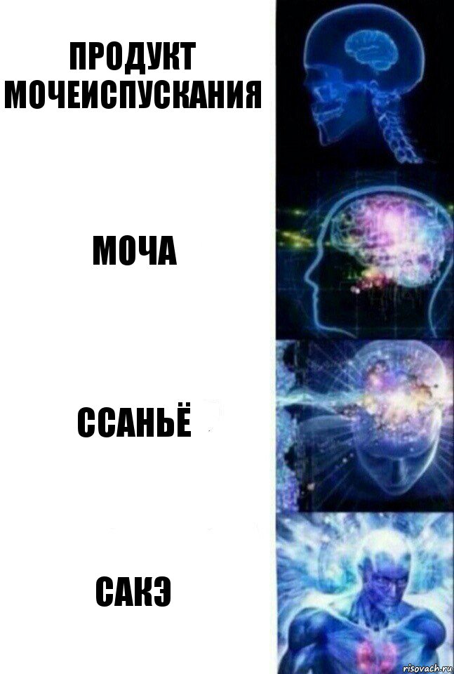 продукт мочеиспускания моча ссаньё сакэ, Комикс  Сверхразум