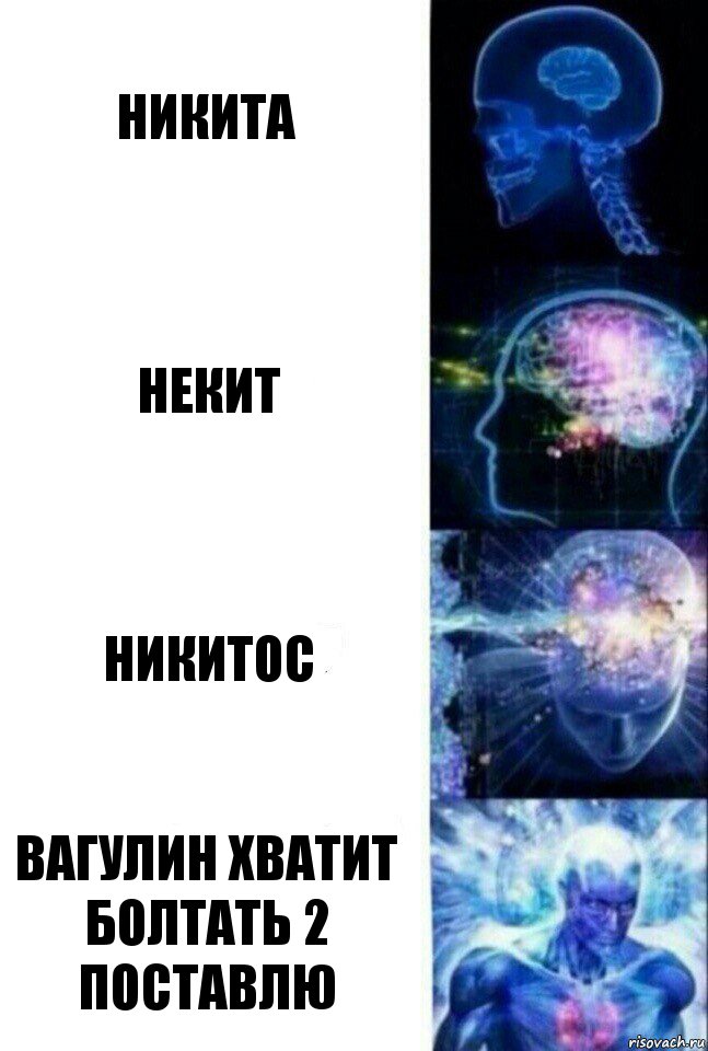 Никита Некит никитос вагулин хватит болтать 2 поставлю, Комикс  Сверхразум