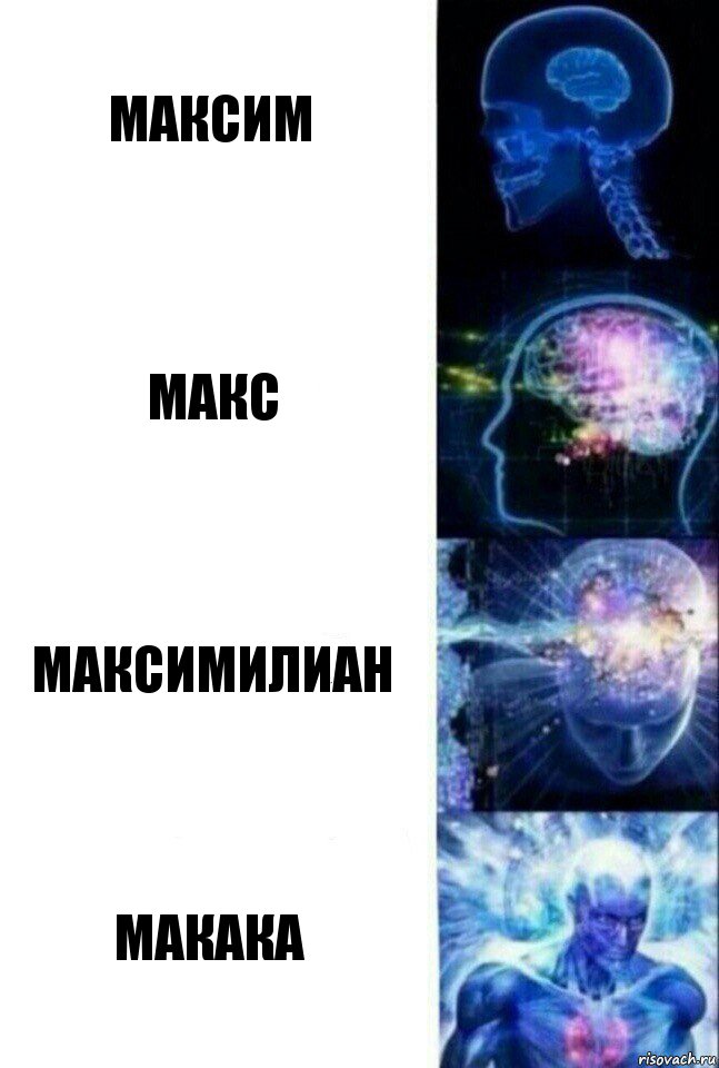 Максим Макс Максимилиан МАКАКА, Комикс  Сверхразум