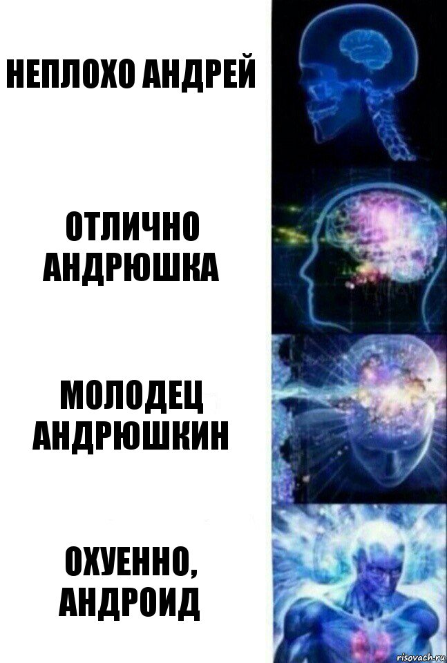 неплохо андрей отлично андрюшка молодец андрюшкин охуенно, андроид, Комикс  Сверхразум