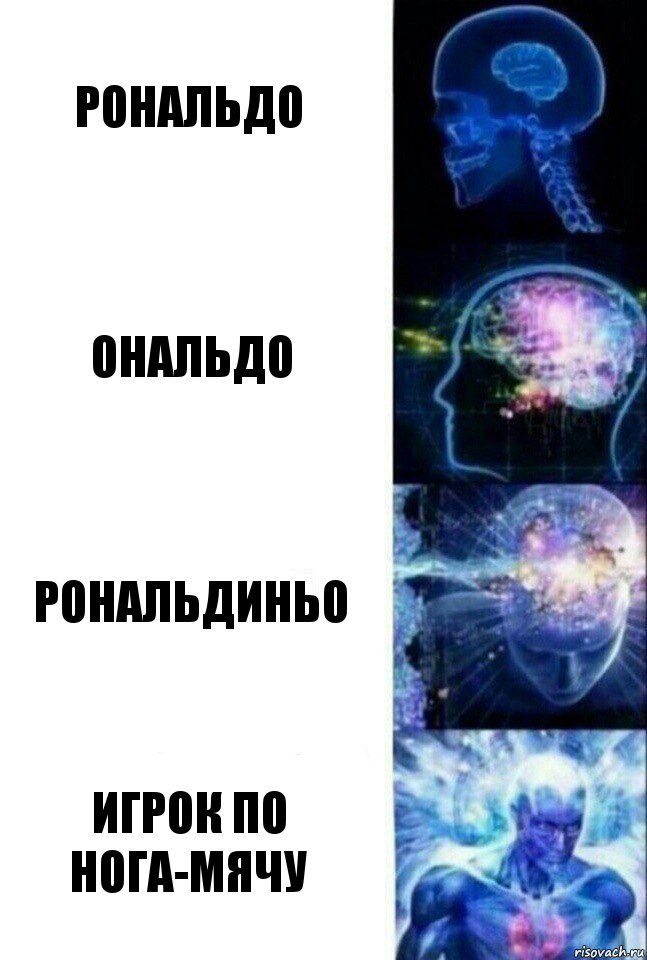 Рональдо Ональдо Рональдиньо Игрок по нога-мячу, Комикс  Сверхразум