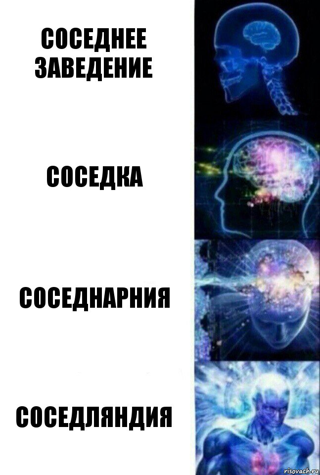 соседнее заведение соседка соседнарния соседляндия, Комикс  Сверхразум