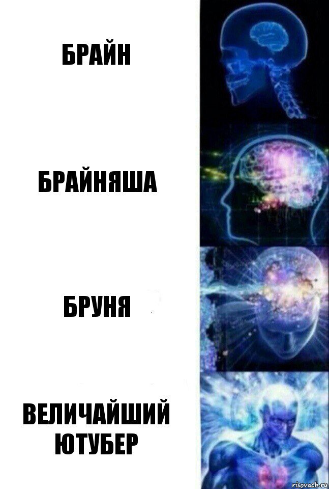 Брайн Брайняша Бруня Величайший ютубер, Комикс  Сверхразум