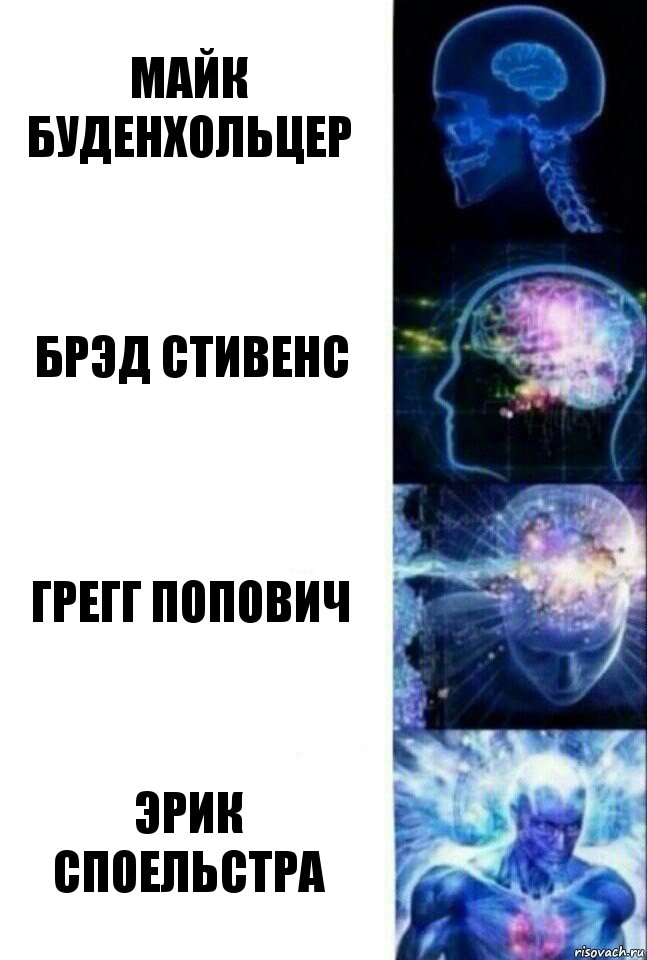 Майк Буденхольцер Брэд Стивенс Грегг Попович Эрик Споельстра, Комикс  Сверхразум