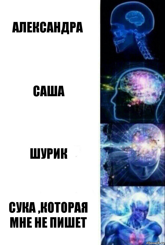 Александра Саша Шурик сука ,которая мне не пишет, Комикс  Сверхразум