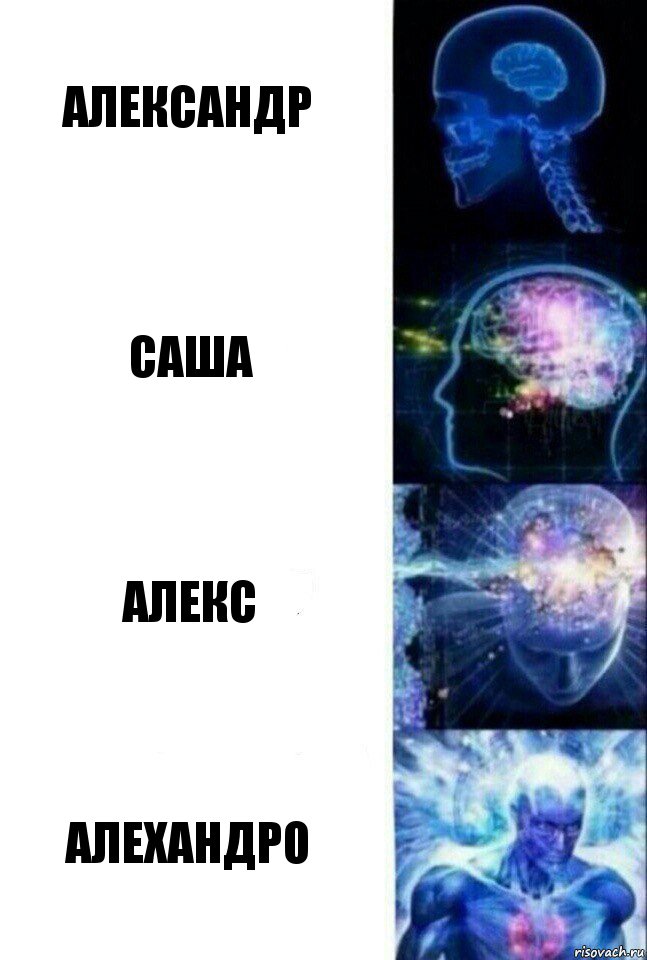 Александр Саша Алекс Алехандро, Комикс  Сверхразум