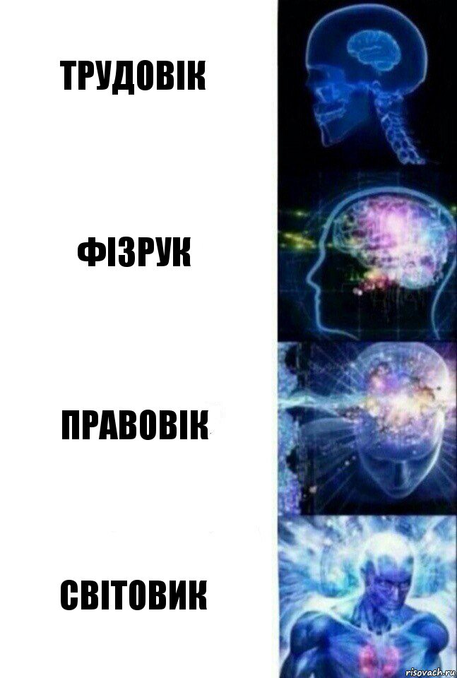 Трудовік Фізрук Правовік Світовик, Комикс  Сверхразум