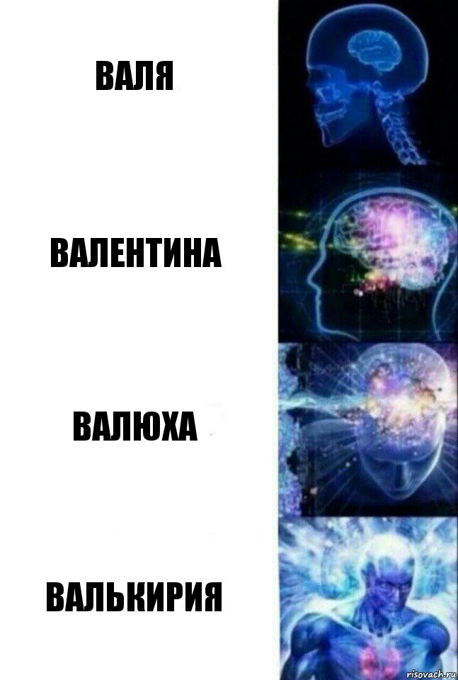 ВАЛЯ ВАЛЕНТИНА ВАЛЮХА ВАЛЬКИРИЯ, Комикс  Сверхразум