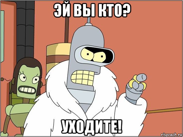 эй вы кто? уходите!, Мем Бендер