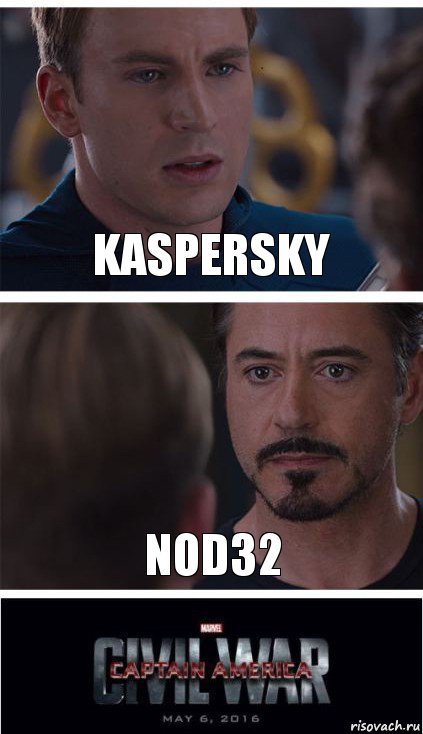 Kaspersky NOD32, Комикс   Гражданская Война