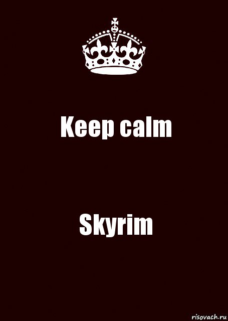 Keep calm Skyrim, Комикс keep calm