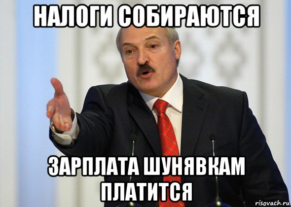 налоги собираются зарплата шунявкам платится, Мем лукашенко