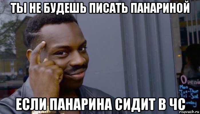 ты не будешь писать панариной если панарина сидит в чс, Мем Не делай не будет