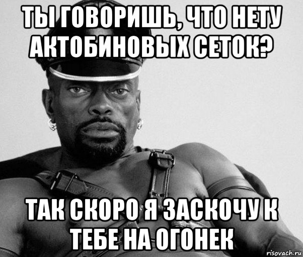 ты говоришь, что нету актобиновых сеток? так скоро я заскочу к тебе на огонек