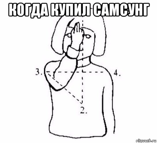 когда купил самсунг , Мем  Перекреститься