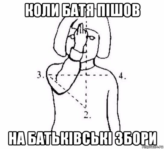 коли батя пішов на батьківські збори, Мем  Перекреститься