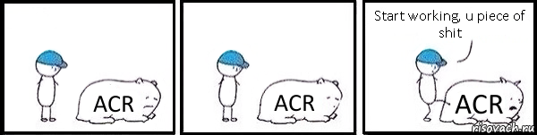 ACR ACR ACR Start working, u piece of shit, Комикс   Работай