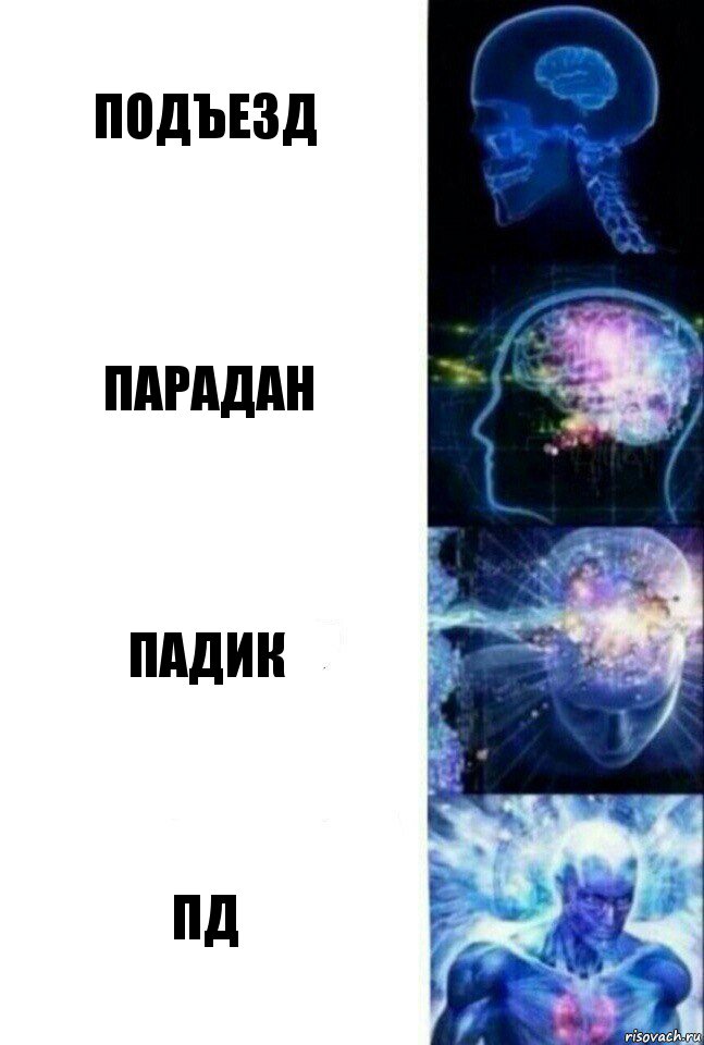 подъезд парадан падик пд, Комикс  Сверхразум