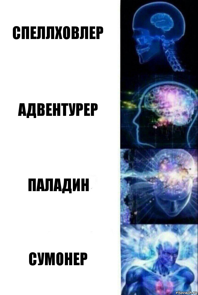 спеллховлер адвентурер паладин СУМОНЕР, Комикс  Сверхразум