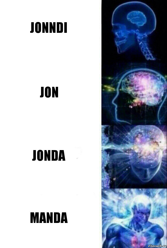 Jonndi Jon Jonda Manda, Комикс  Сверхразум