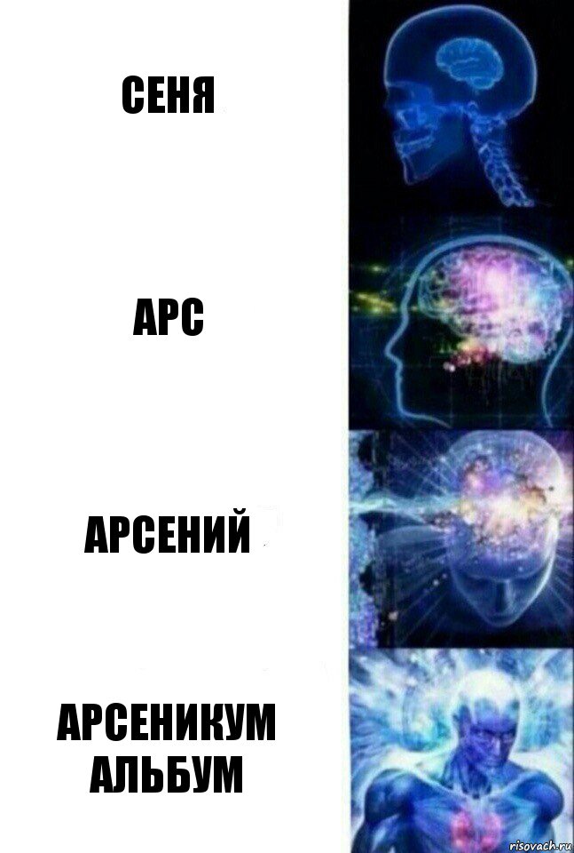 Сеня Арс Арсений Арсеникум Альбум, Комикс  Сверхразум