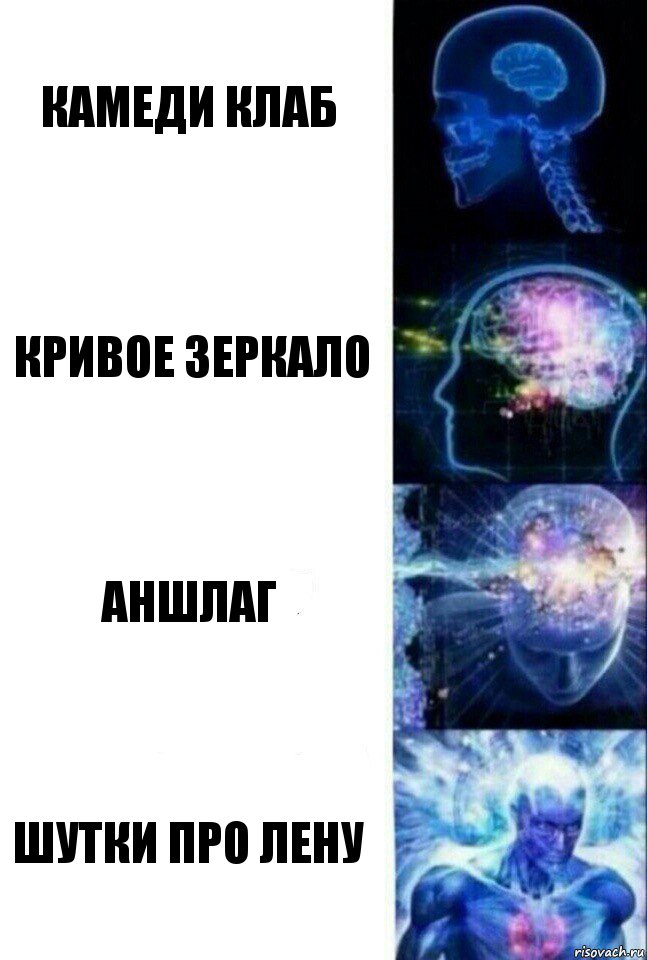 Камеди клаб Кривое зеркало Аншлаг Шутки про Лену, Комикс  Сверхразум