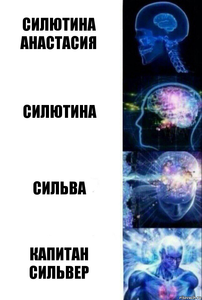 Силютина Анастасия Силютина Сильва Капитан Сильвер, Комикс  Сверхразум