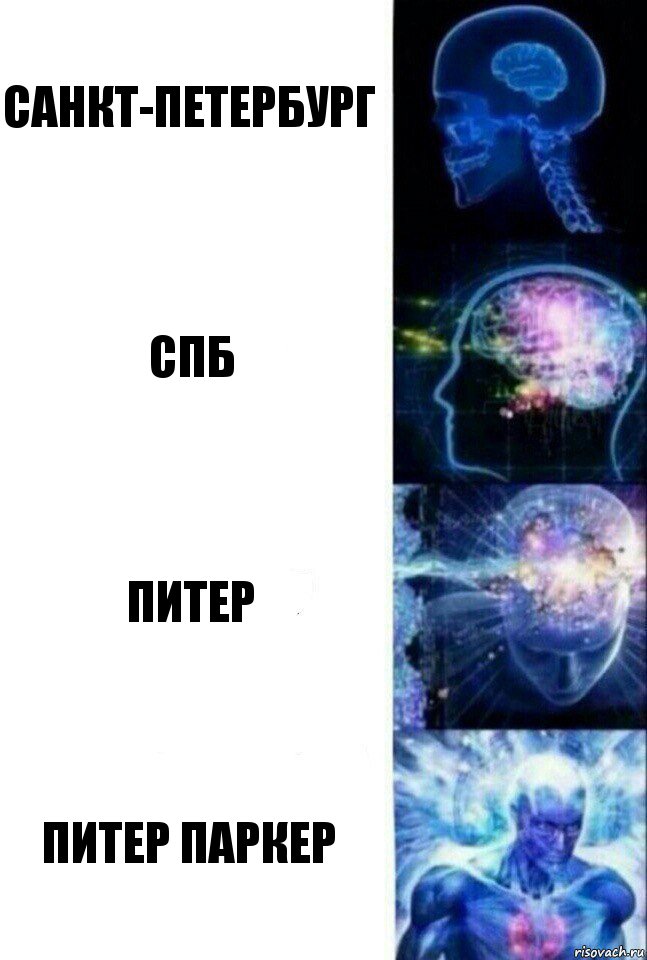 Санкт-Петербург СПб Питер Питер Паркер, Комикс  Сверхразум