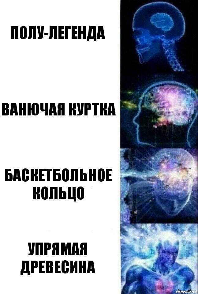 Полу-легенда Ванючая куртка Баскетбольное кольцо Упрямая древесина, Комикс  Сверхразум