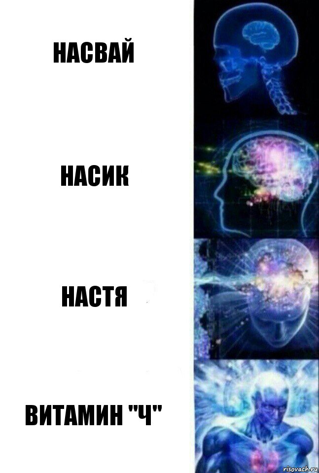 Насвай Насик Настя Витамин "Ч", Комикс  Сверхразум