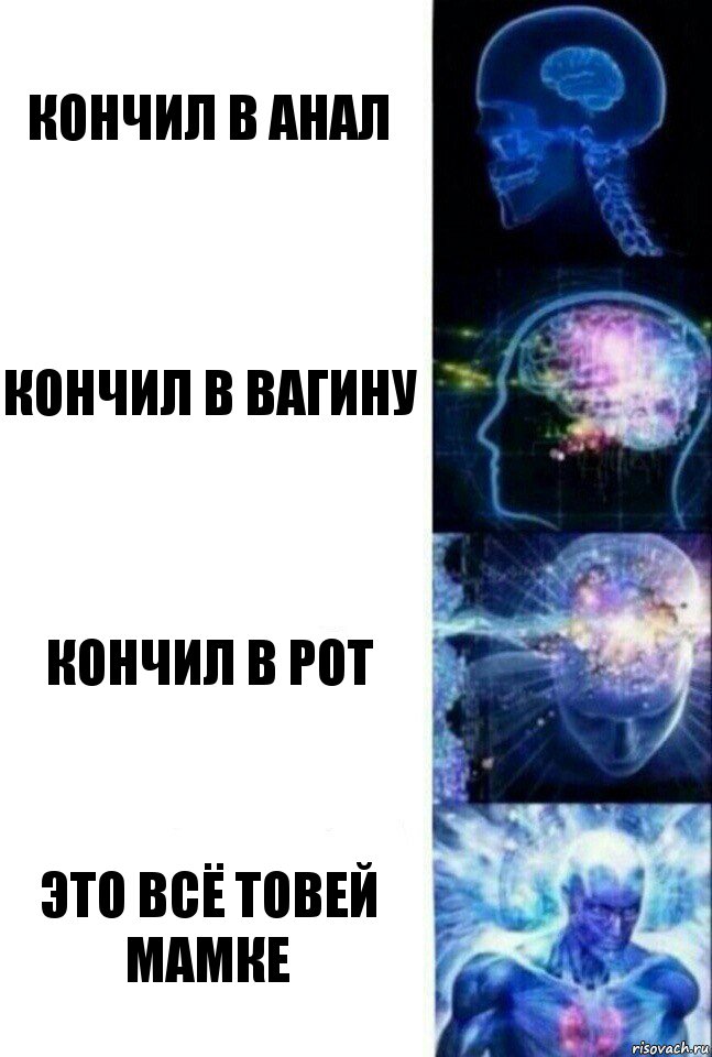 Кончил в анал Кончил в вагину Кончил в рот Это всё товей мамке, Комикс  Сверхразум