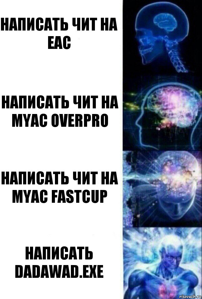 Написать чит на eac Написать чит на myac overpro Написать чит на myac fastcup НАПИСАТЬ DADAWAD.exe, Комикс  Сверхразум