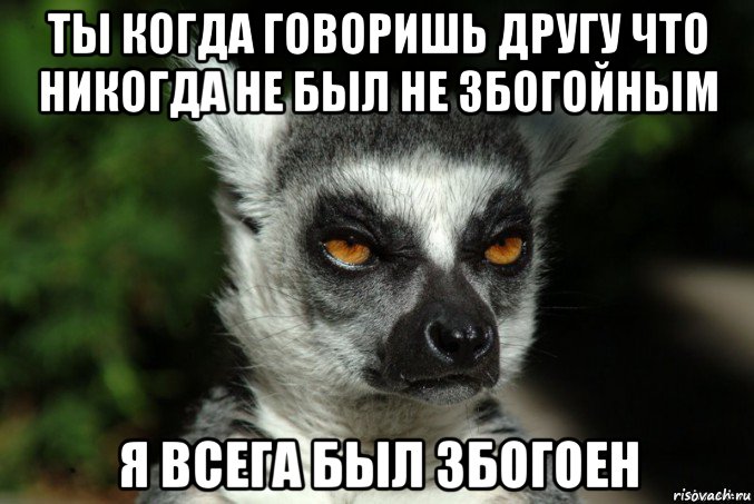 ты когда говоришь другу что никогда не был не збогойным я всега был збогоен, Мем   Я збагоен