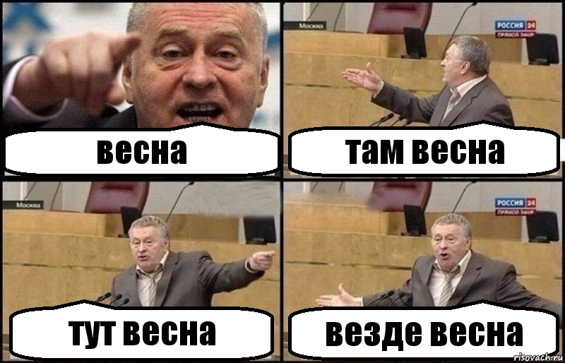 весна там весна тут весна везде весна, Комикс Жириновский