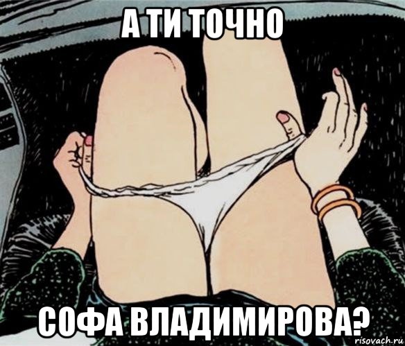 а ти точно софа владимирова?, Мем А ты точно