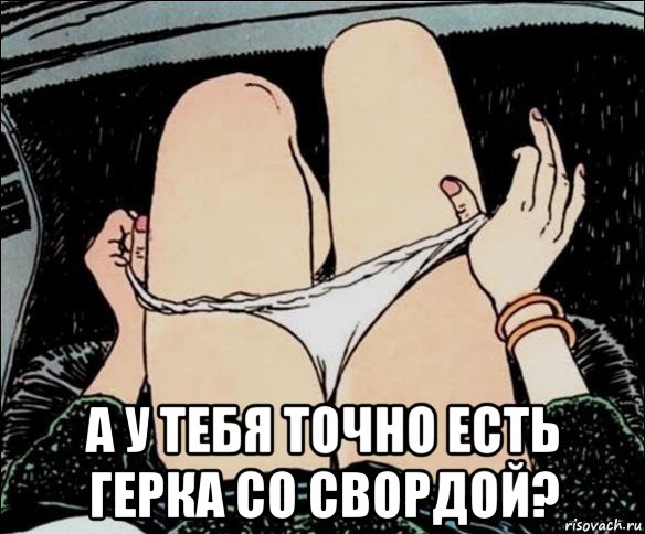  а у тебя точно есть герка со свордой?, Мем А у тебя точно есть