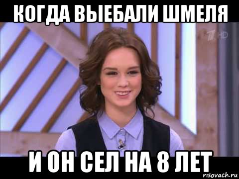 когда выебали шмеля и он сел на 8 лет, Мем Диана Шурыгина улыбается