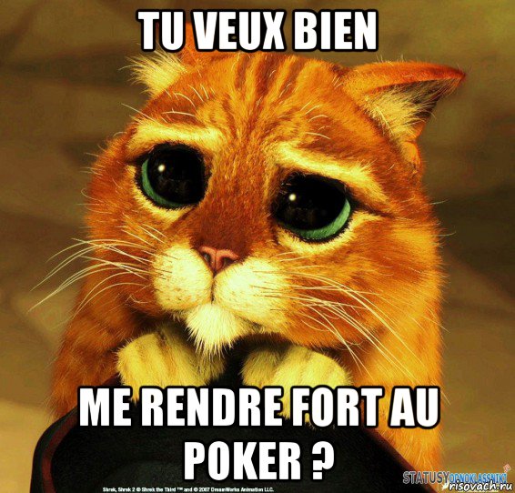 tu veux bien me rendre fort au poker ?