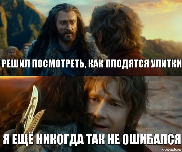 решил посмотреть, как плодятся улитки я ещё никогда так не ошибался, Комикс Я никогда еще так не ошибался