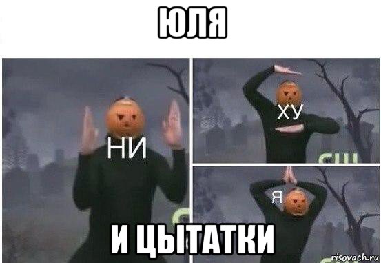 юля и цытатки, Мем  Ни ху Я