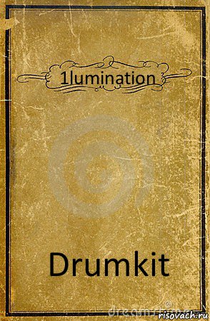 1lumination Drumkit, Комикс обложка книги