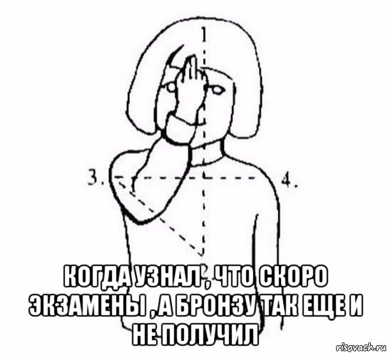  когда узнал , что скоро экзамены , а бронзу так еще и не получил, Мем  Перекреститься