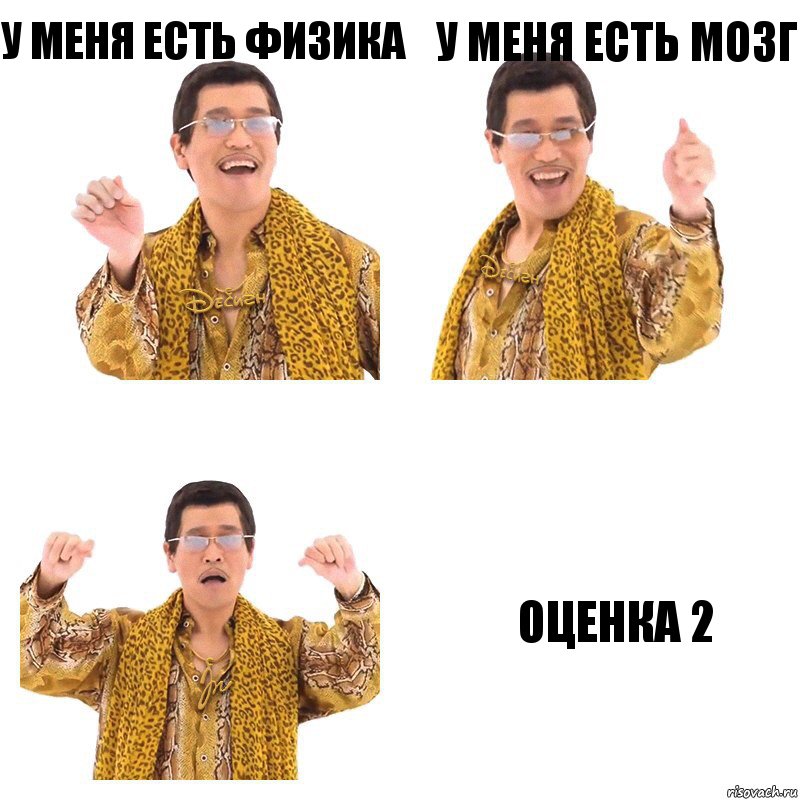 У меня есть Физика У меня есть мозг Оценка 2, Комикс  Ppap penpineapple